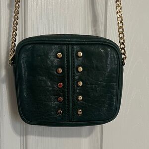 Michael kors  Green Leather Crossbody Bag